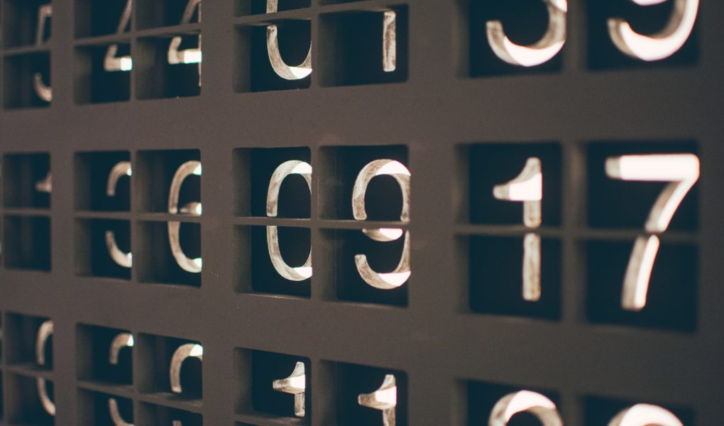 assorted numbers photography